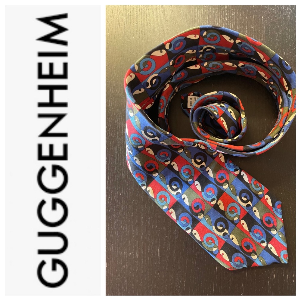 Guggenheim Museum Italian Silk men’s tie